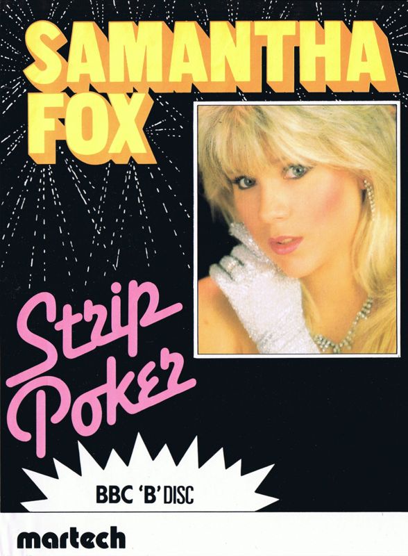 Samantha Fox Strip Poker box art for MSX